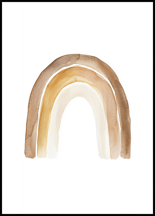 Neutrales Regenbogen-Poster - Posterbox.dk