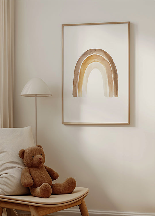 Neutrales Regenbogen-Poster - Posterbox.dk