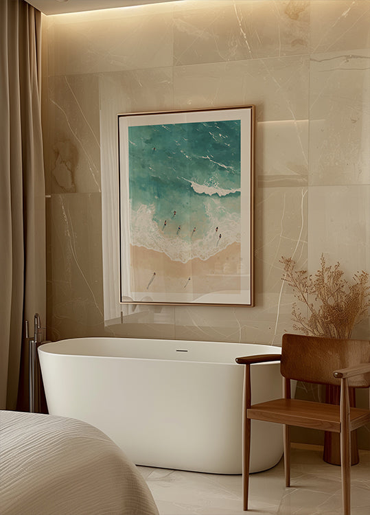 Poster „Ozeanbadende“ - Posterbox.dk