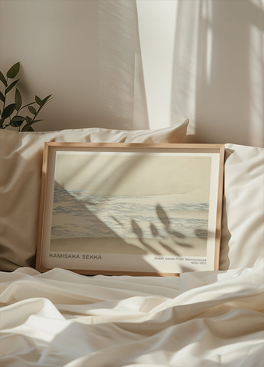 Meereswellen von Kamisaka Sekka Poster - Posterbox.dk