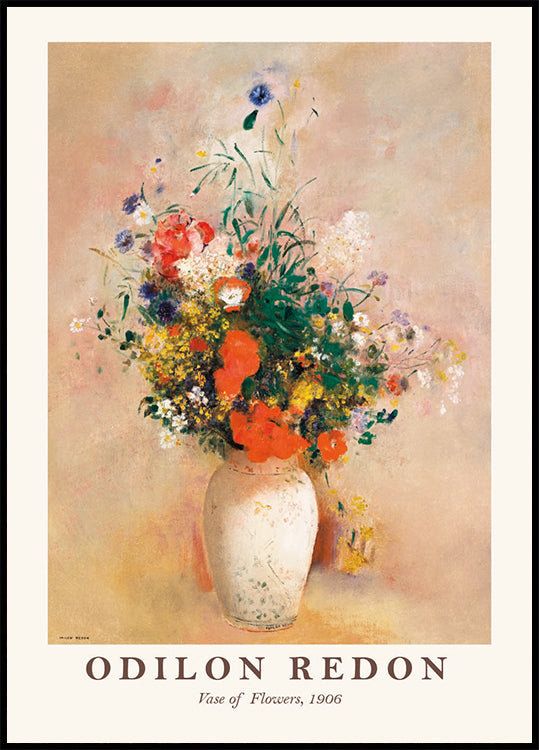 Odilon Redon, Vase mit Blumen Poster - Posterbox.dk