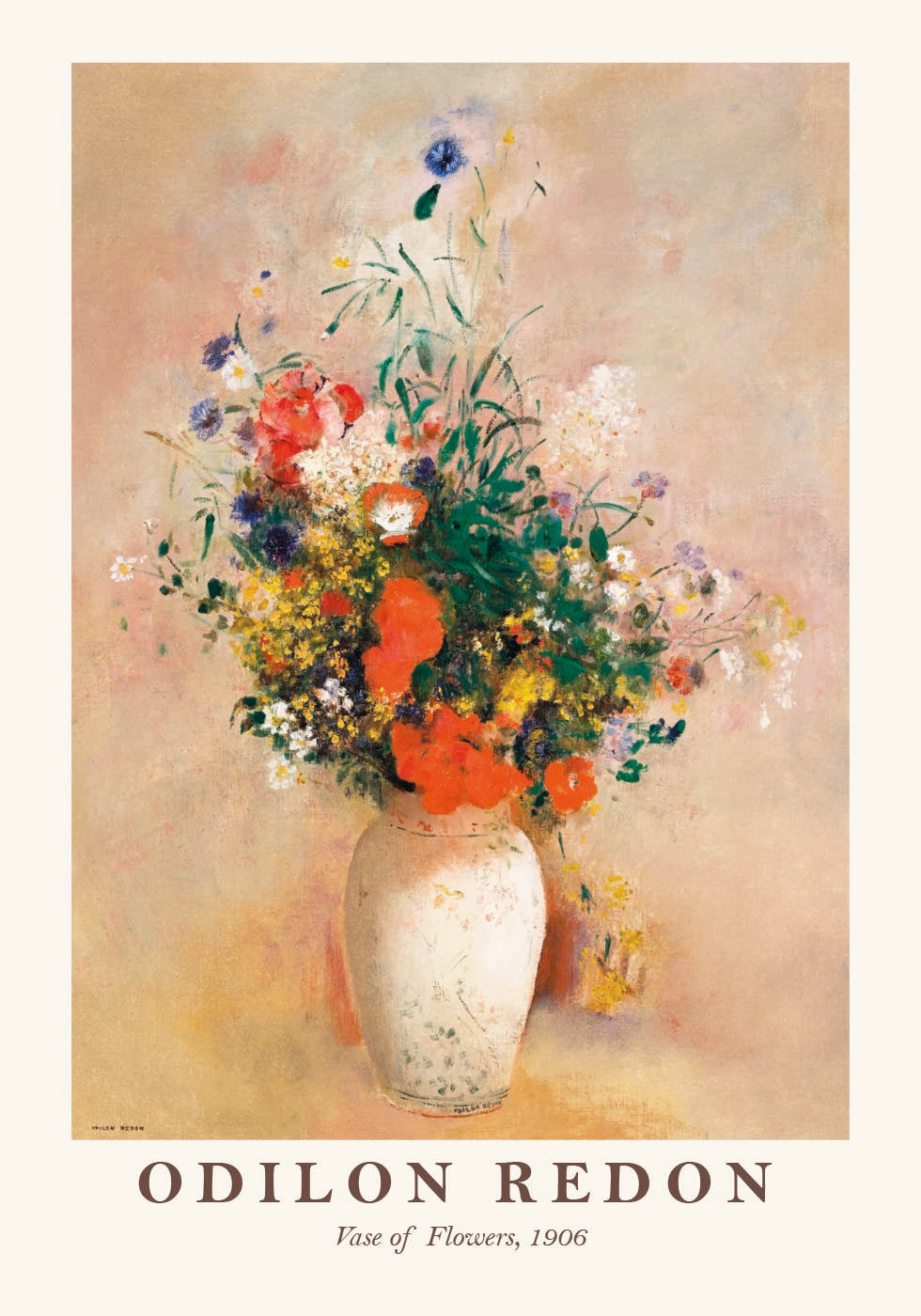 Odilon Redon, Vase mit Blumen Poster - Posterbox.dk