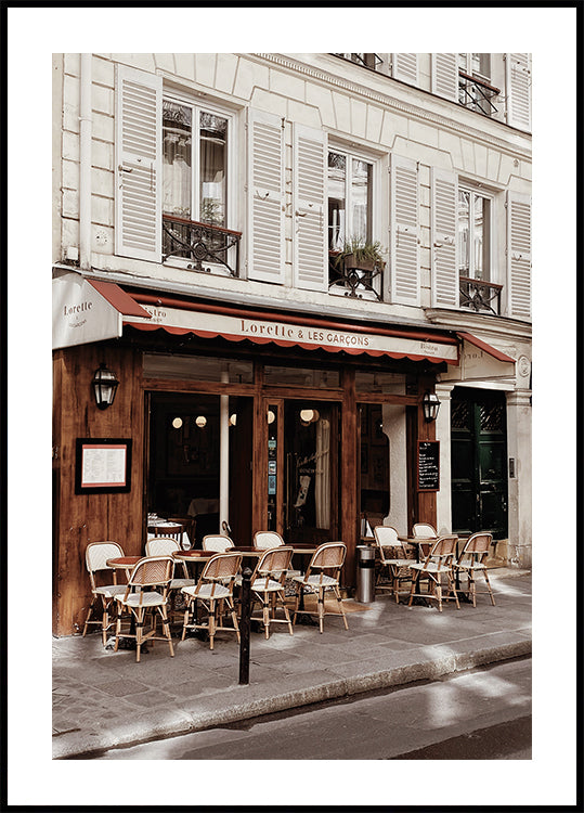 Altes Café in Paris Poster - Posterbox.dk