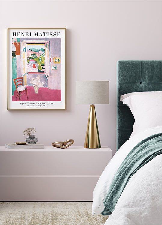 Offenes Fenster bei Collioure Poster - Posterbox.dk