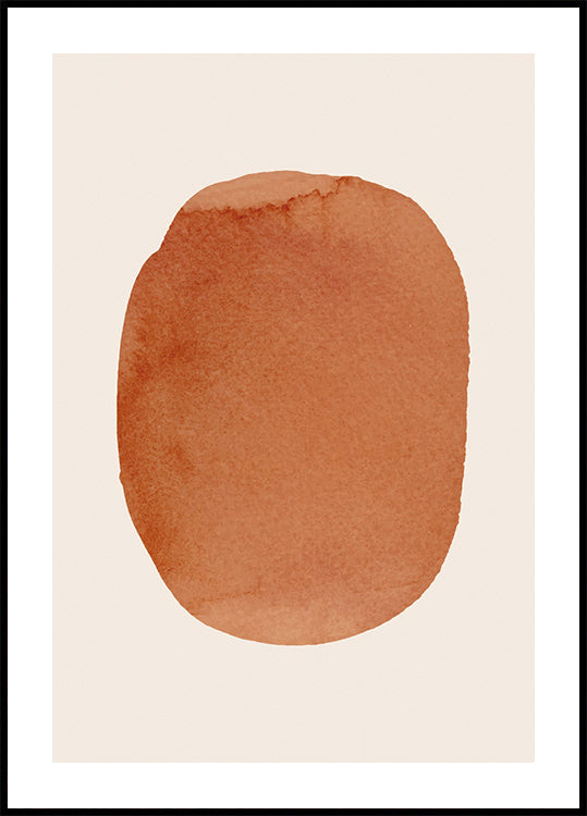 Poster Orange Sonne - Posterbox.dk