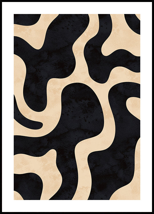 Organic Abstract Shapes Plakat - Posterbox