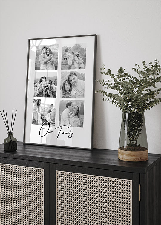 Unser Familien-Collage-Poster - Posterbox.dk