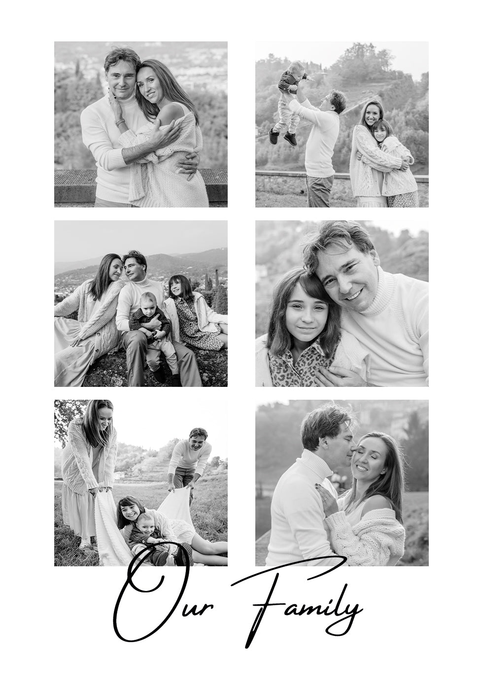 Unser Familien-Collage-Poster - Posterbox.dk