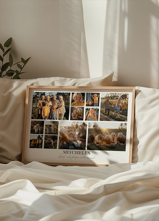 Unser Familien-Collage-Poster - Posterbox.dk