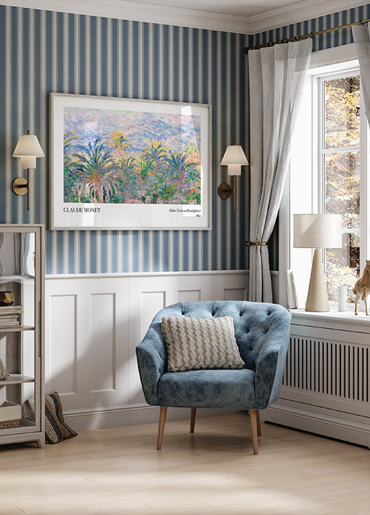 Palmen bei Bordighera Poster - Posterbox.dk