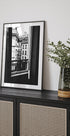 Poster mit Blick auf das Pariser Fenster - Posterbox.dk
