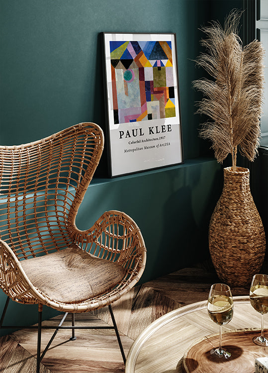 Paul Klee – Buntes Architekturposter – Posterbox.dk