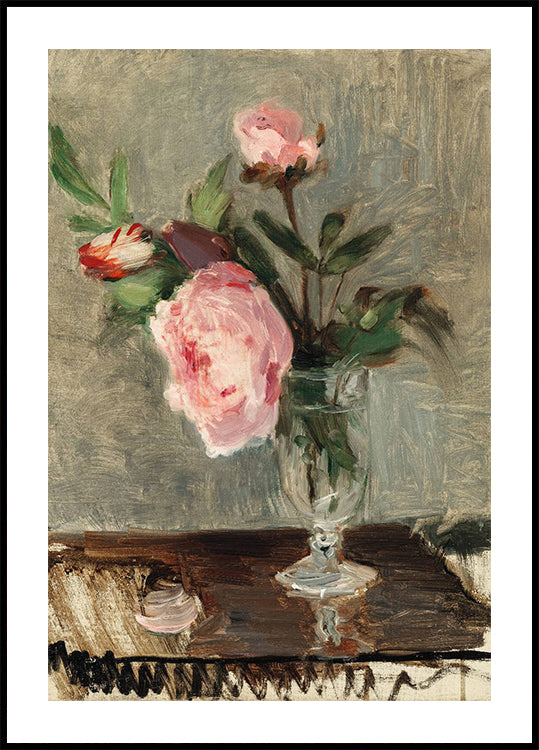 Pfingstrosen von Berthe Morisot Poster, impressionistisches Blumenstillleben-Kunstposter - Posterbox.dk
