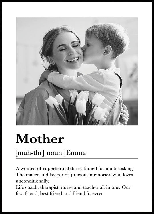 Persönliches Poster „Mom Mom“ – Posterbox.dk
