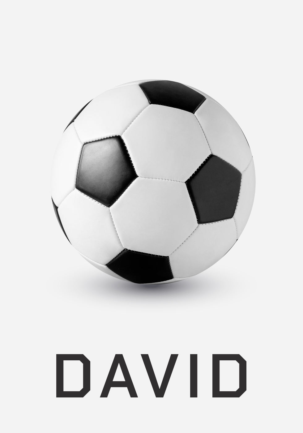 Personalisiertes Fußballposter - Posterbox.dk