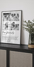 Personalisiertes Poster „Unsere Familie“ - Posterbox.dk