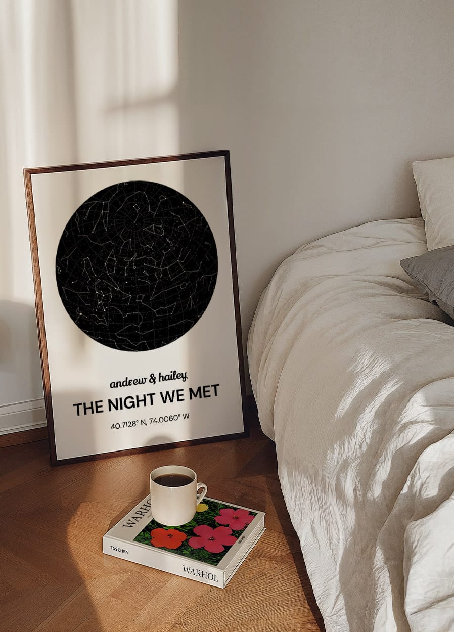 Personalisiertes Sternenkarten-Poster - Posterbox.dk