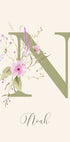 Personalisiertes Wildblumen-Namensposter - Posterbox.dk