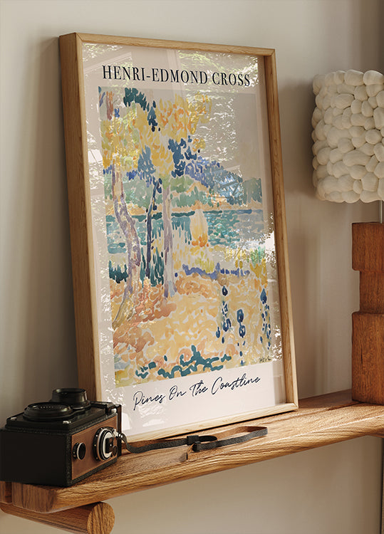 Pines on the Coastline Poster - Posterbox.dk