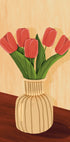 Rosa Tulpen in Vase Poster - Posterbox.dk