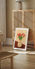 Rosa Tulpen in Vase Poster - Posterbox.dk