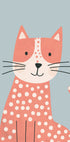 Polka Dot Cat Poster - Posterbox.dk