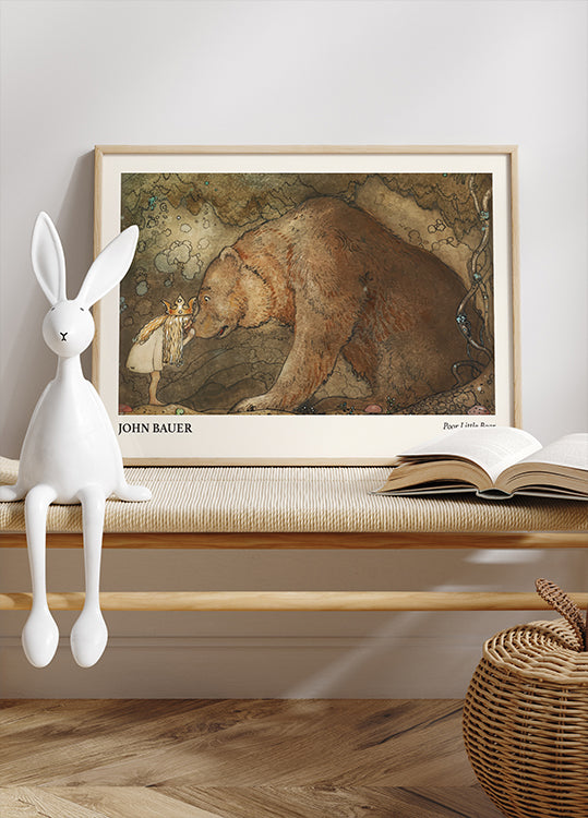 Poster „Armer kleiner Bär“ - Posterbox.dk