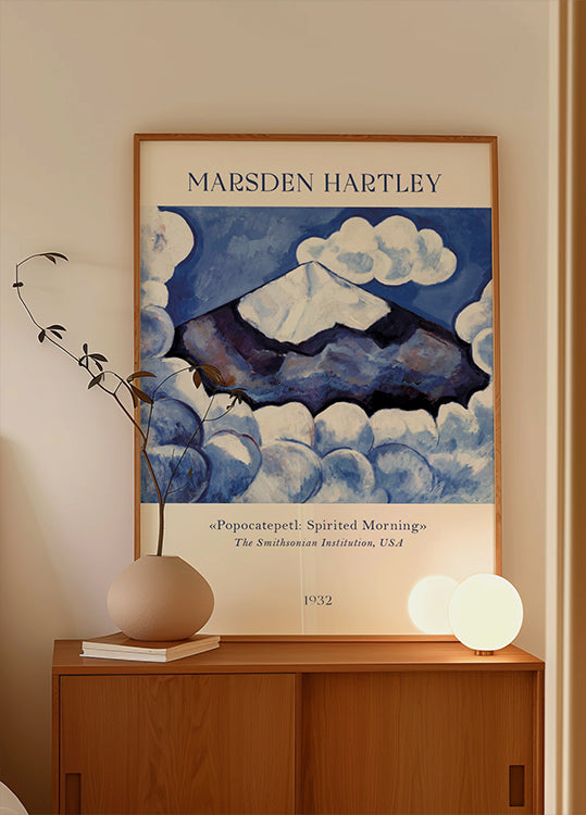 Popocatepetl, Spirited Morning, Marsden Hartley Poster - Posterbox.dk