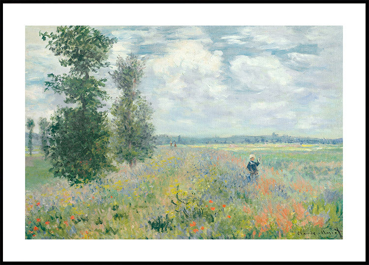 Mohnfelder 1875 Poster von Claude Monet - Posterbox.dk