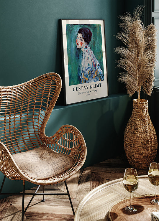 Porträt einer Dame Poster - Posterbox.dk