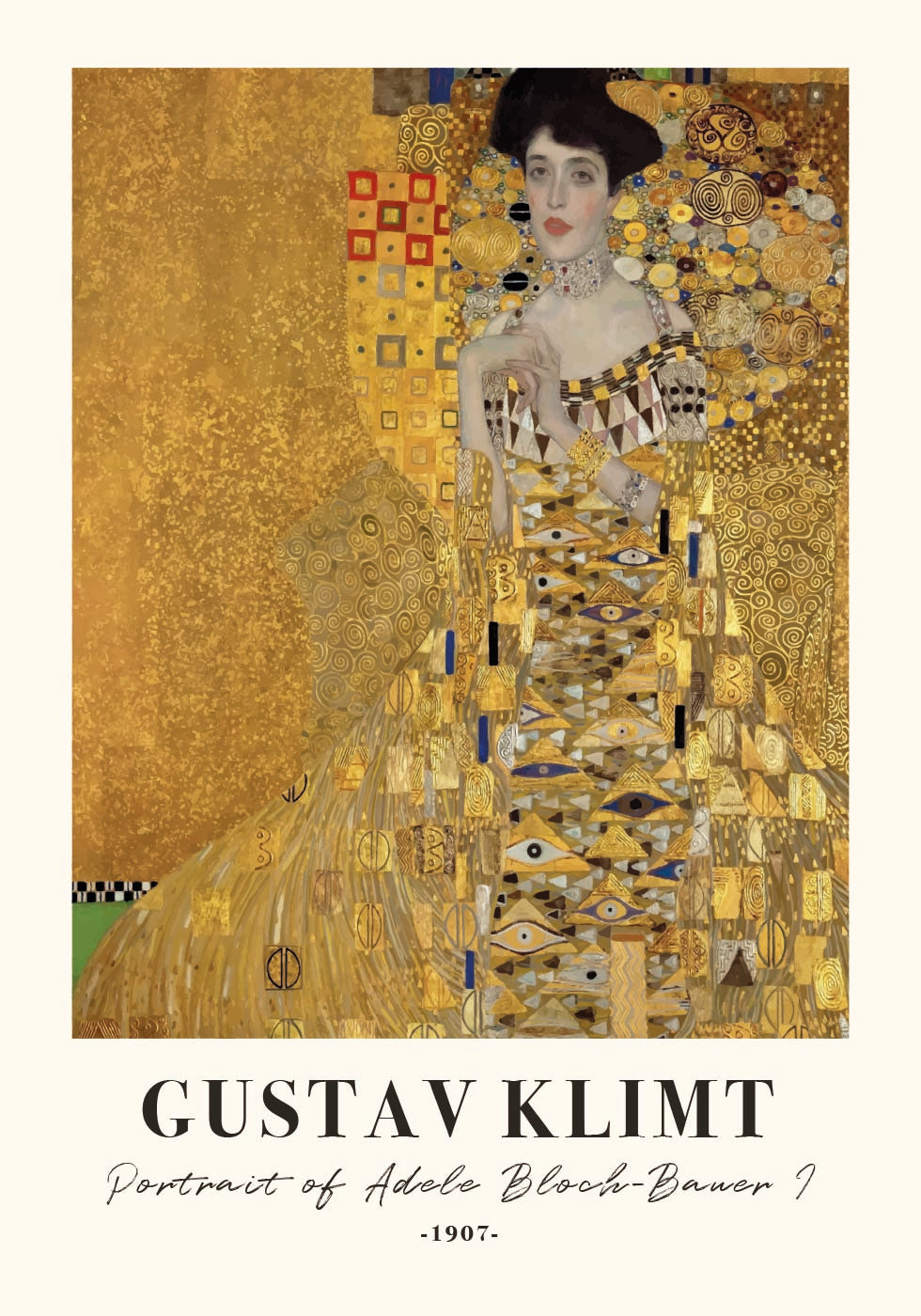 Porträt von Adele Bloch-Bauer I Poster - Posterbox.dk