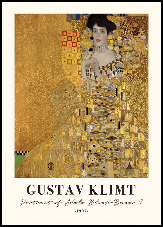 Porträt von Adele Bloch-Bauer I Poster - Posterbox.dk