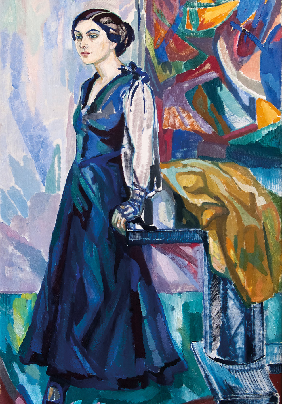 Porträt von Frau Carin Östberg Poster - Posterbox.dk