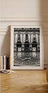 Prada Milan Façade Black & White Plakat - Posterbox
