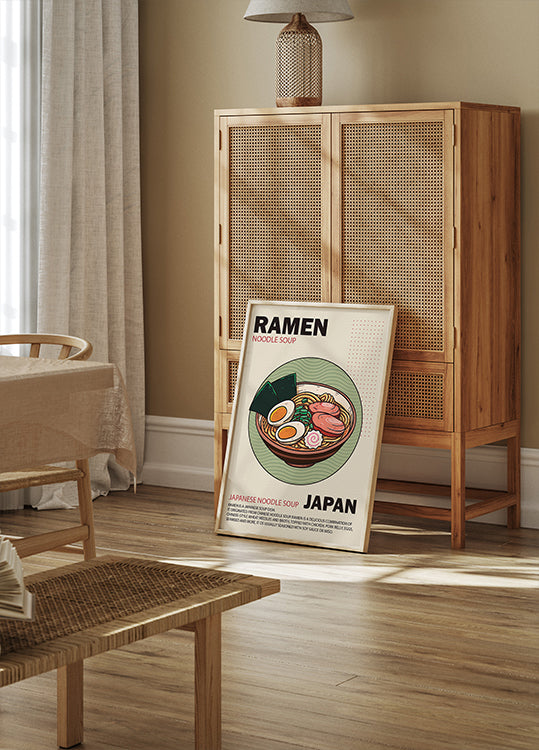 Ramen-Nudelsuppe-Poster - Posterbox.dk