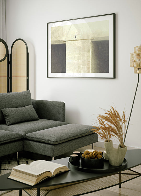 Konzeptplakat „Reaching the Other Side, Gap Crossing“ – Posterbox.dk