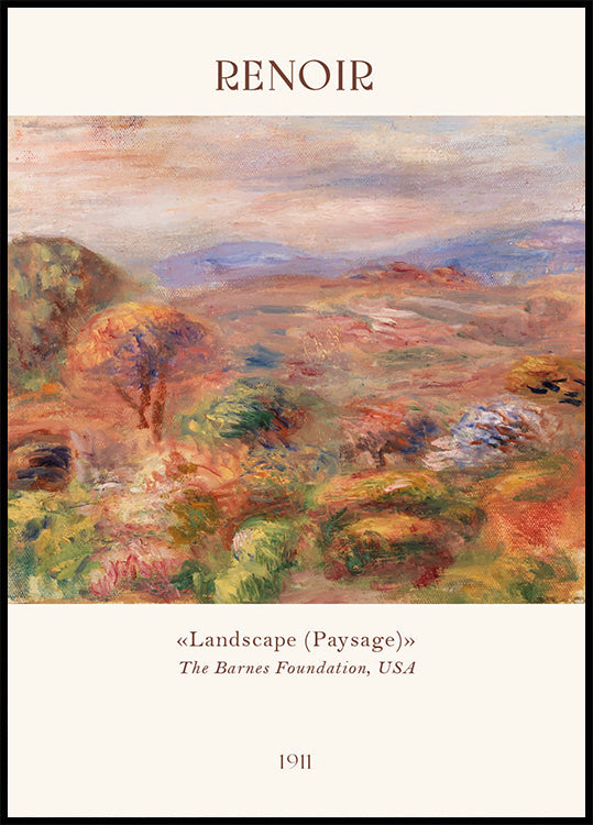 Renoir-Landschaft, Paysage-Poster - Posterbox.dk