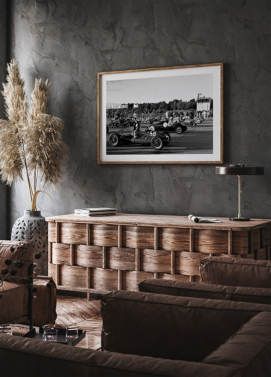 Retro-Moto-Wettbewerbsplakat - Posterbox.dk