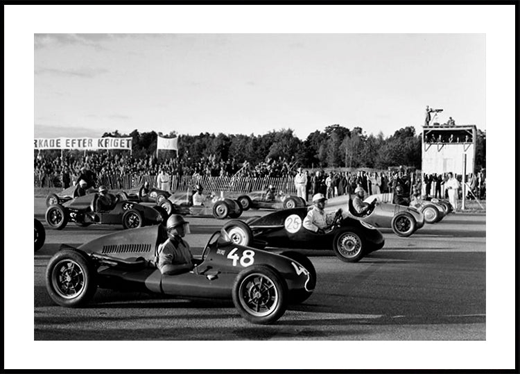 Retro-Moto-Wettbewerbsplakat - Posterbox.dk