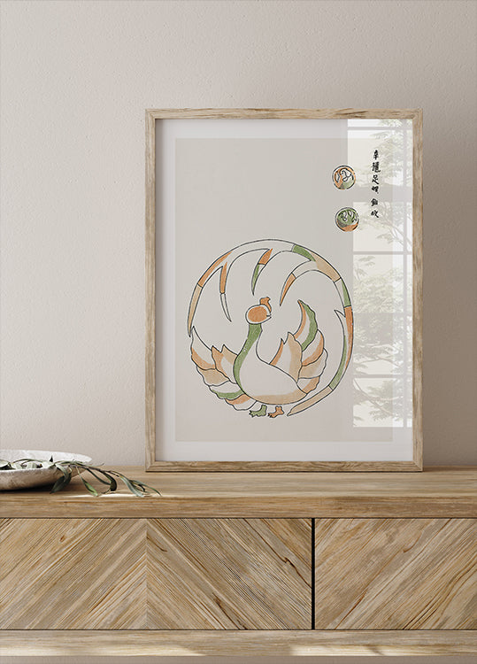 Hahn-Druck, Taguchi Tomoki Japanisches Illustrationsposter - Posterbox.dk