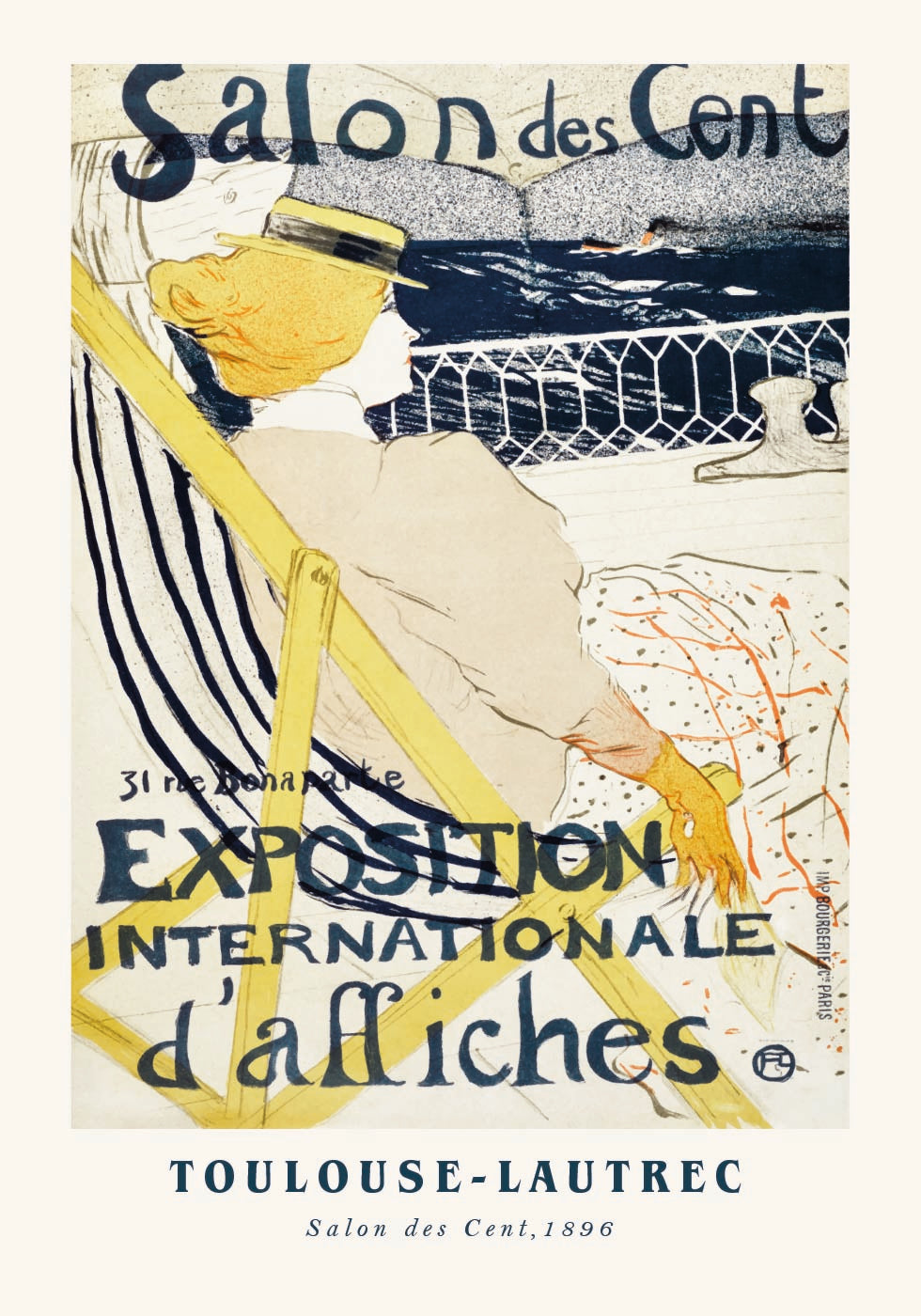 Salon Des Cent, Toulouse-Lautrec Poster - Posterbox.dk