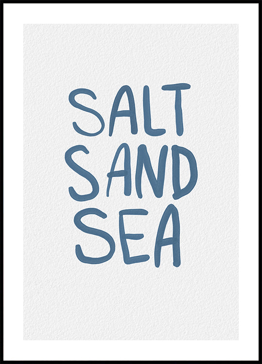 Salz-Sand-Meer-Poster - Posterbox.dk