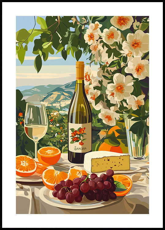 Sangria & Citrus Garden Dream Poster - Posterbox.dk