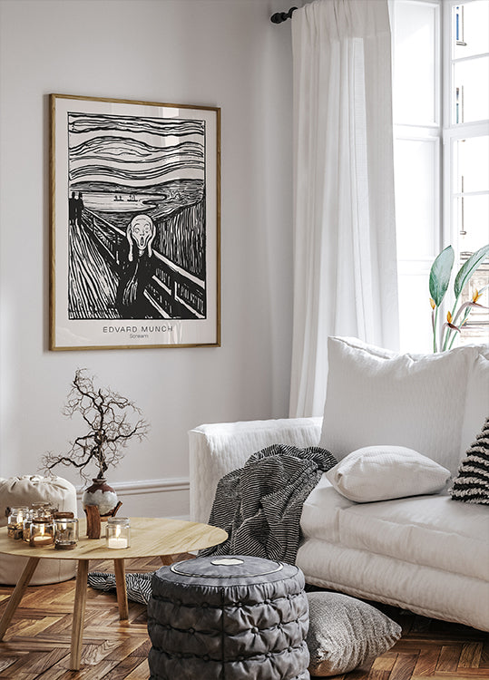 Scream, Edvard Munch Poster - Posterbox.dk