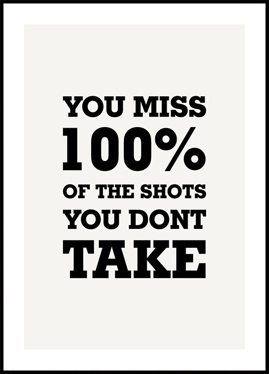 Shoot to Score-Poster - Posterbox.dk