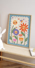 Smiley-Blumen, skurriles Blumenposter - Posterbox.dk