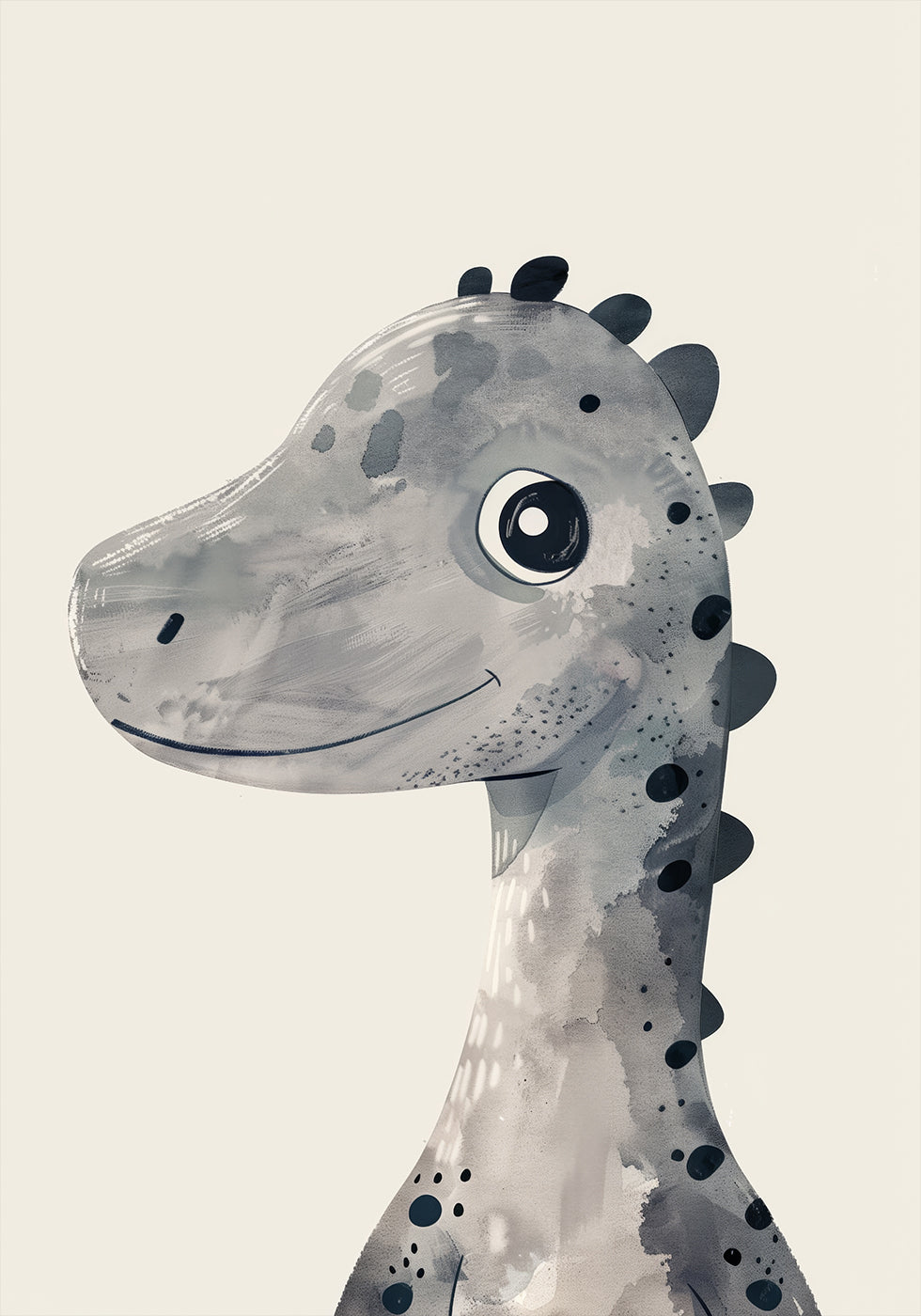 Lächelndes Dinosaurier-Poster - Posterbox.dk