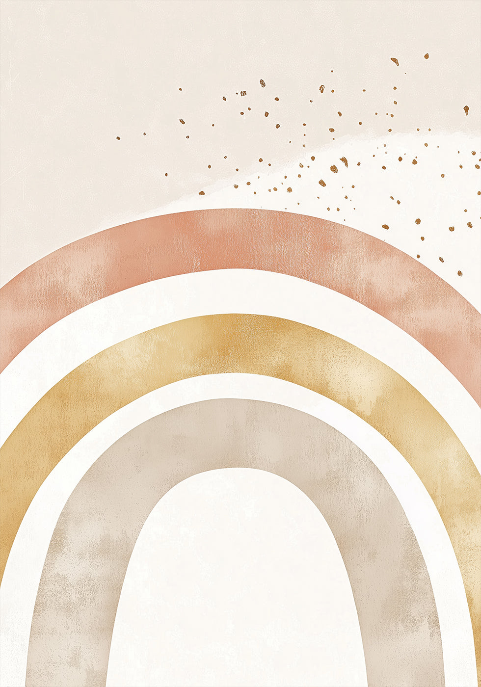 Weiches Boho-Regenbogen-Poster - Posterbox.dk