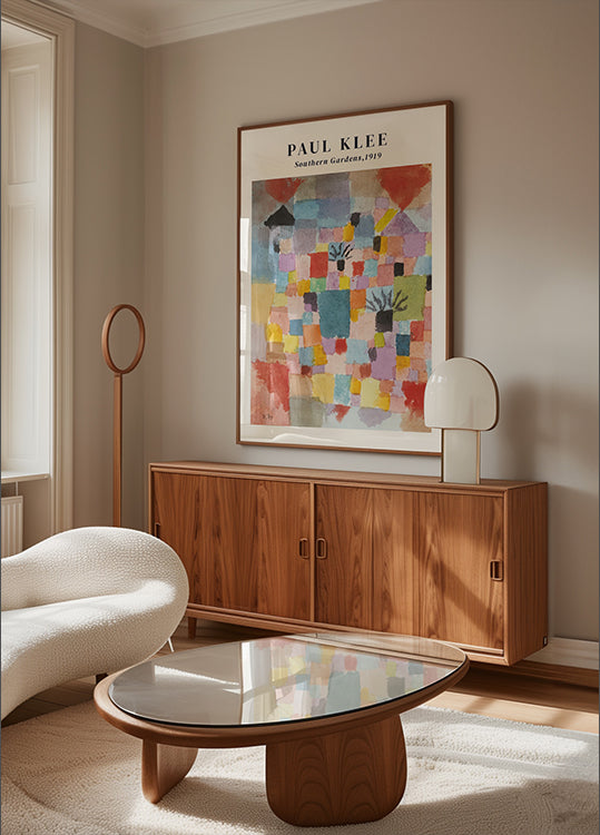 Southern Gardens, buntes abstraktes Mosaik Poster - Posterbox.dk