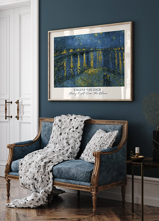 Sternennacht über der Rhône von Vincent van Gogh Poster - Posterbox.dk